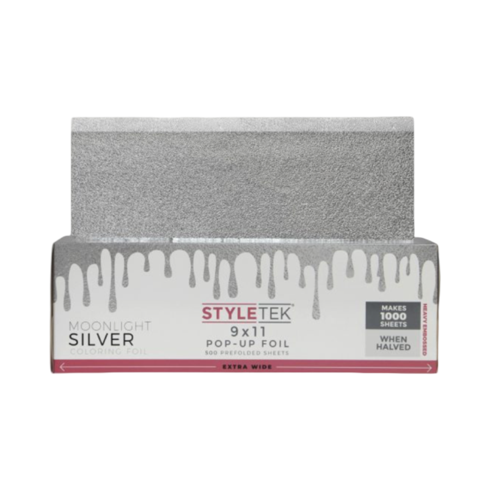 StyleTek Extra Wide Heavy Emboss Foil – 9 x 11 (500 Sheets)