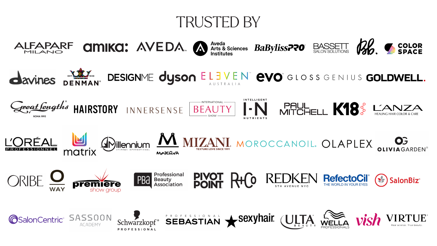 Hairbrained partner brand logo wall