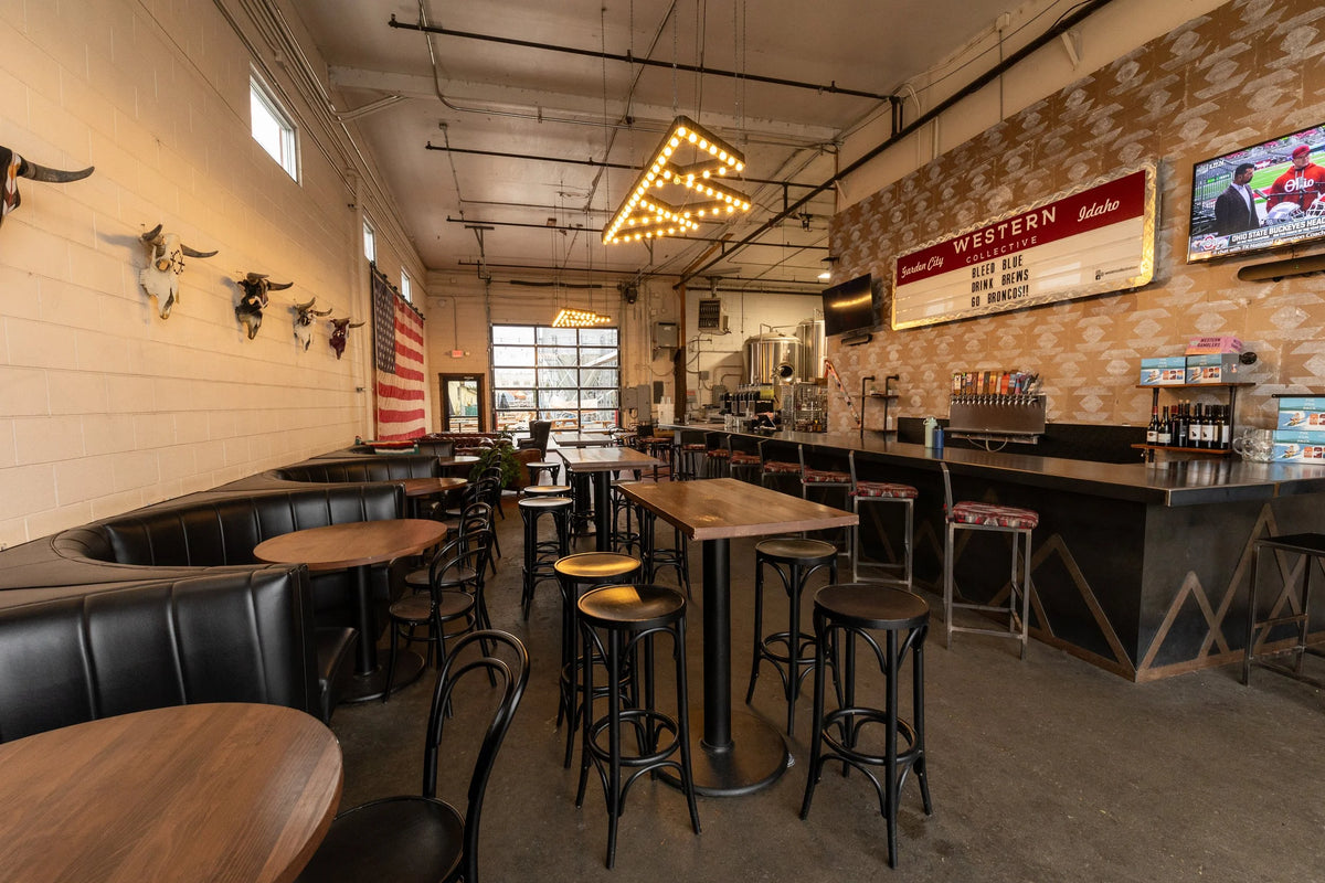 Western Collective venue exterior illuminated at night
